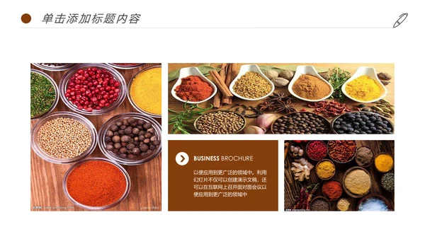 简约美食文化饮食厨房调料动态PPT动态模板