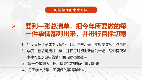 时间管理技巧PPT模板企业培训人力资源