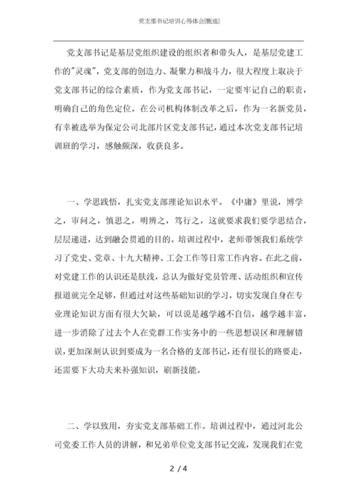 党支部书记培训心得体会.docx