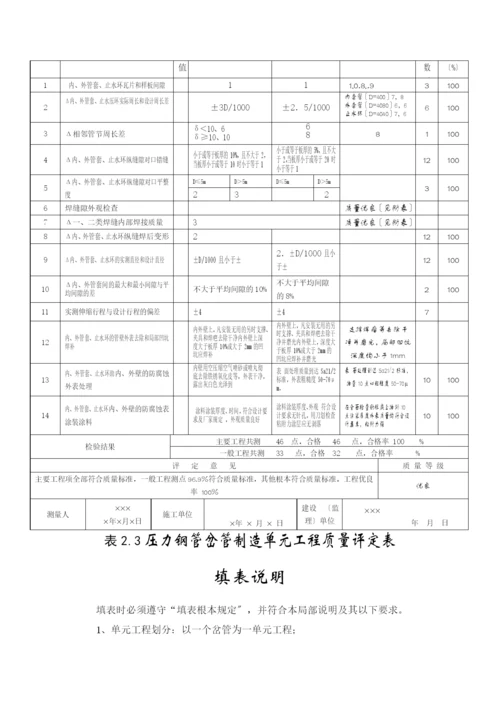 水利水电工程施工质量评定表填表说明与示例(试行)第三.docx