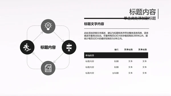黑白开场音乐演唱会乐队ppt动态模板