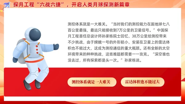 红色党政探月精神培训学习教育课件PPT党建