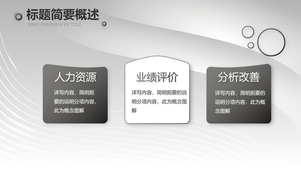 黑金大气美发述职报告动态PPT模板