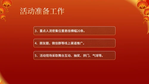 红色中国风喜庆元旦节日促销方案PPT模板