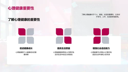 心理健康教育课PPT模板