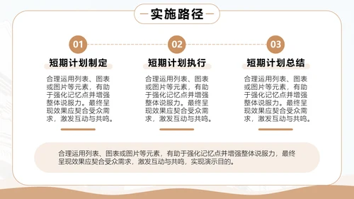 棕色商务风大学生职业生涯规划PPT模板