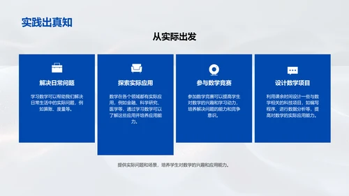 数学实用与魅力PPT模板