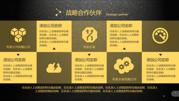 黑色质感企业产品介绍宣传通用PPT模板