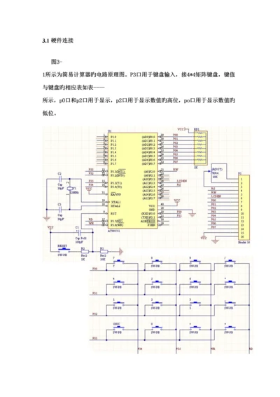 单片机的计算器设计专题方案完整.docx