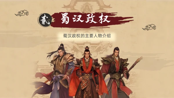 《三国演义》人物介绍通用PPT课件模板