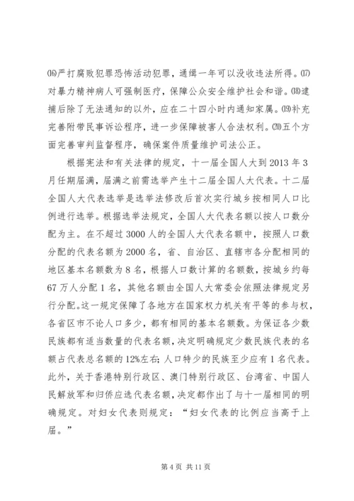 全国“两会”精神传达提纲.docx