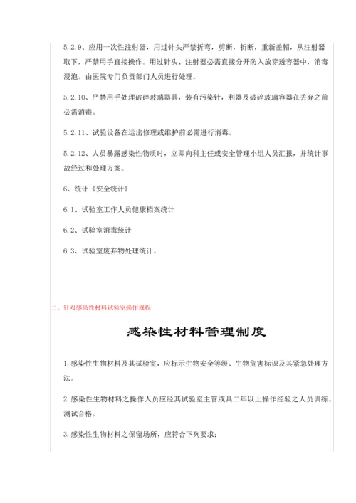 实验室核心技术综合规范和操作专项规程总.docx