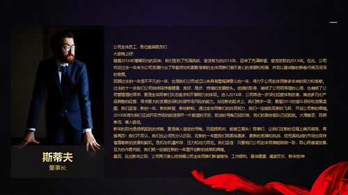 年度盛典年会颁奖晚会通用PPT模板