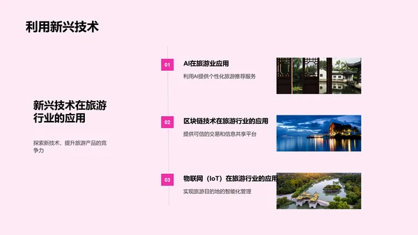 双十一旅游营销新途径PPT模板