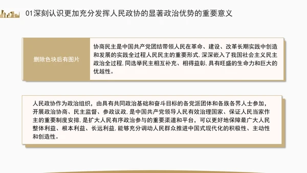 更加充分发挥人民政协的显著政治优势专题党课ppt