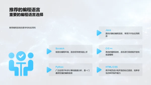 初中编程教育策略PPT模板