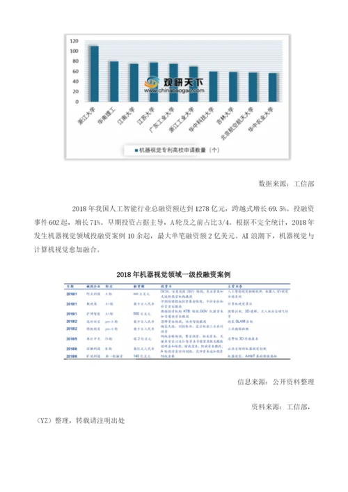 中国机器视觉行业发展状况：成全球第三大领域应用占全球市场份额7.docx