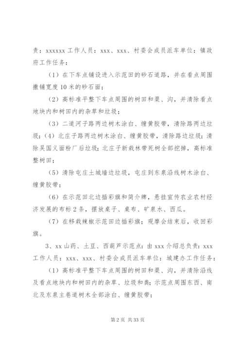 XX镇迎接全市农业农村现场观摩会工作方案.docx