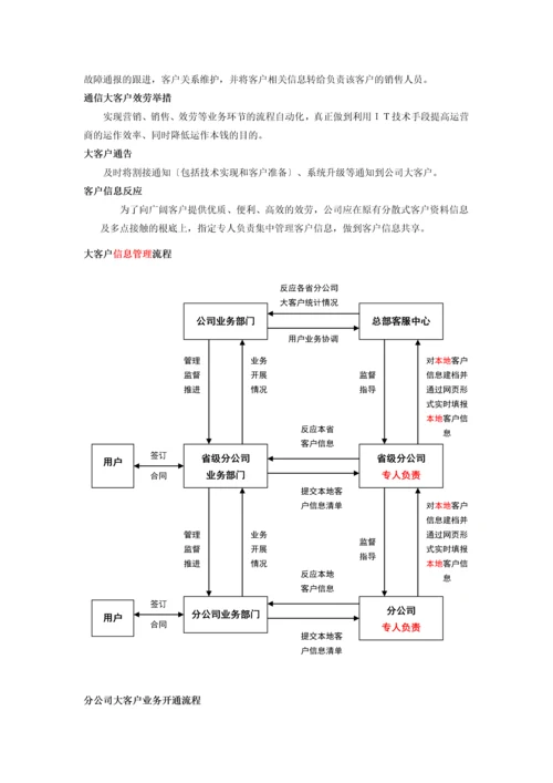 某通信公司大客户服务体系.docx