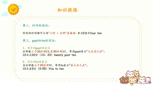 人教PEP版英语四年级下册单元Unit 1-Unit 6知识回顾汇总（课件版）(共29张PPT)