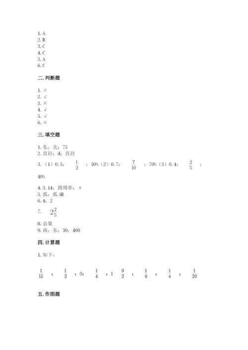 小学数学六年级上册期末考试试卷（必刷）word版.docx