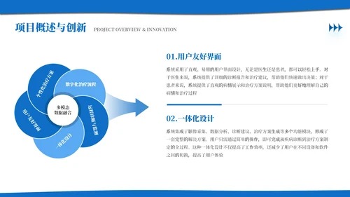 蓝色商务风医疗通用创新商业计划书模板