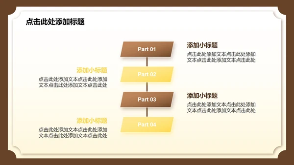 黄色中国风西安旅游攻略PPT模板