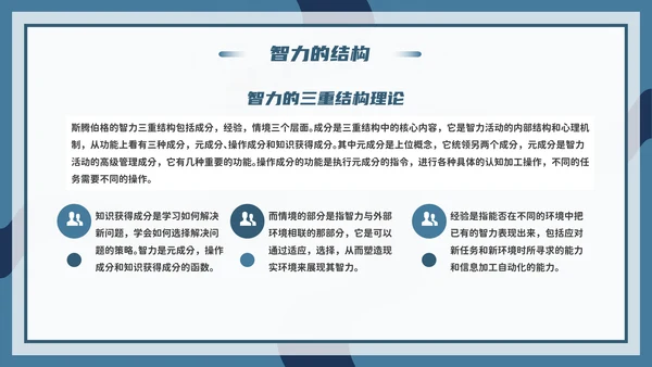 心理学能力教学PPT模板