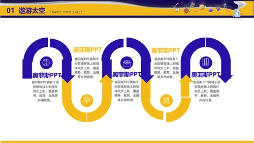 黄紫色插画风科学课程展示PPT套装