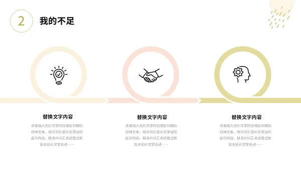 小清新形状线条花草手绘简笔公司新员工转正答辩PPT
