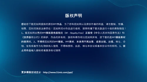 深蓝色科技风网络全面解读新时代的中国网络法治建设白皮书PPT网络安全