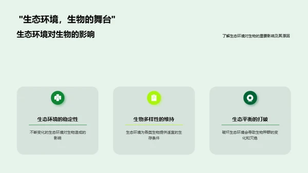 生态环境：生存与保护