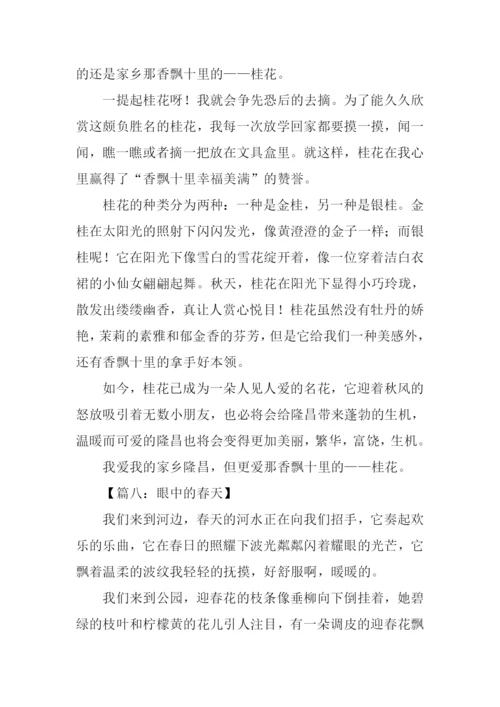 关于景色的作文400字.docx