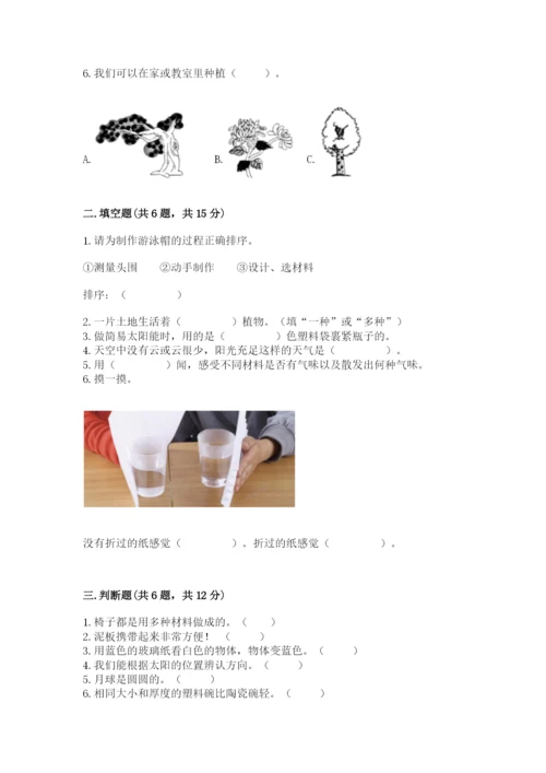 教科版小学二年级上册科学期末测试卷及参考答案【达标题】.docx