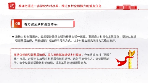 贯彻落实中央农村工作会议精神和2025年中央一号文件部署党课PPT