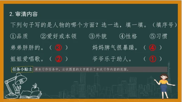 统编版语文四年级上册 第二单元习作：  我的家人课件