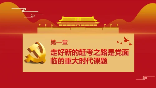 《走好实现第二个百年奋斗目标》党课通用PPT模版