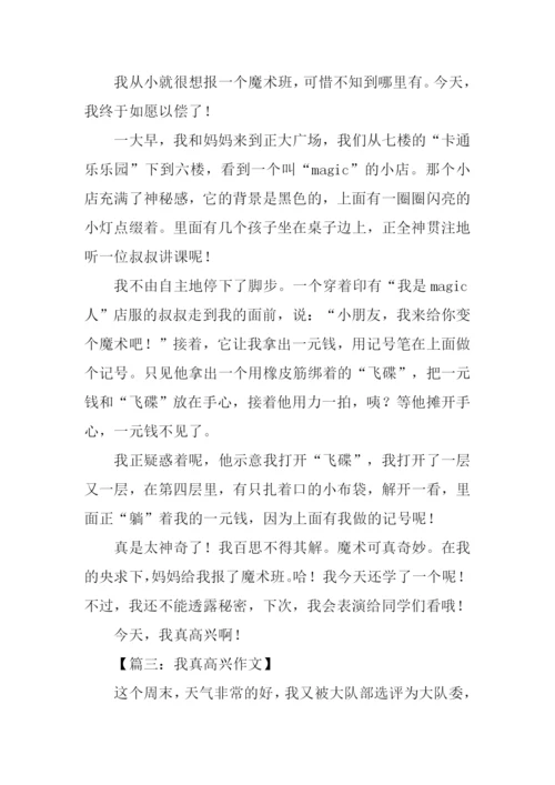 我真高兴作文450字.docx