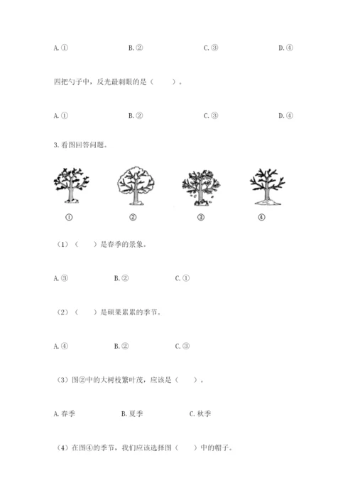 教科版科学二年级上册期末测试卷带答案（培优b卷）.docx