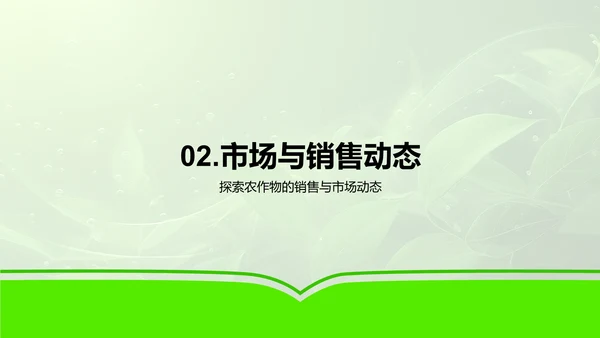 半年农业业绩汇报PPT模板