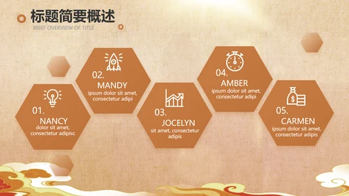 古典中国风国家博物馆动态PPT