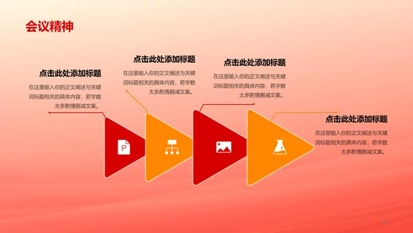 橙色两会政策解读培训课件PPT