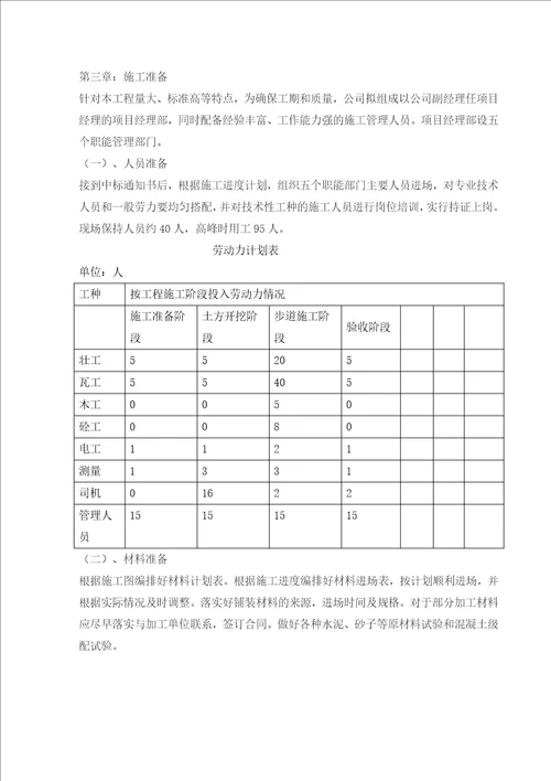 人行道道施工组织设计DOC35