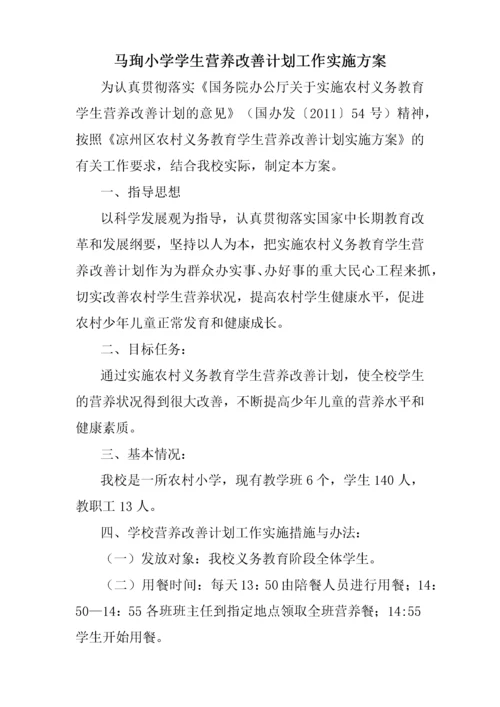 学生营养改善计划管理制度汇编.docx