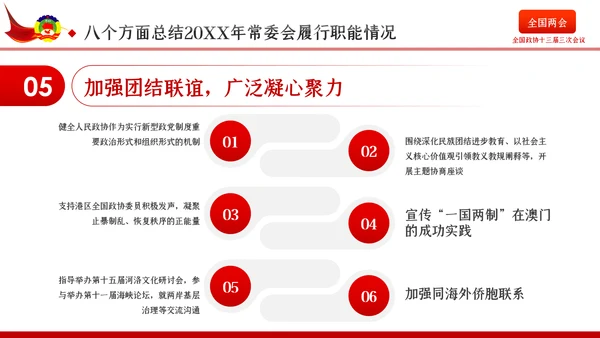 全国两会政协会议工作报告学习解读党政党课PPT