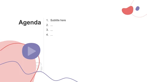 粉色卡通风应届生求职简历PPT主题
