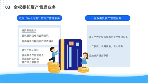 蓝色简约风客户资产配置与规划培训ppt模板