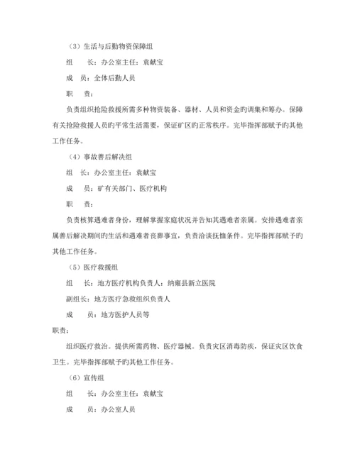 煤矿水害事故应急全新预案和现场处置专题方案.docx