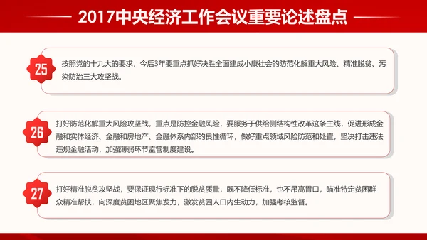 中央经济工作会议93个重要论述PPT模板