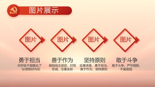 红色党风廉政纪检监察干部培训PPT